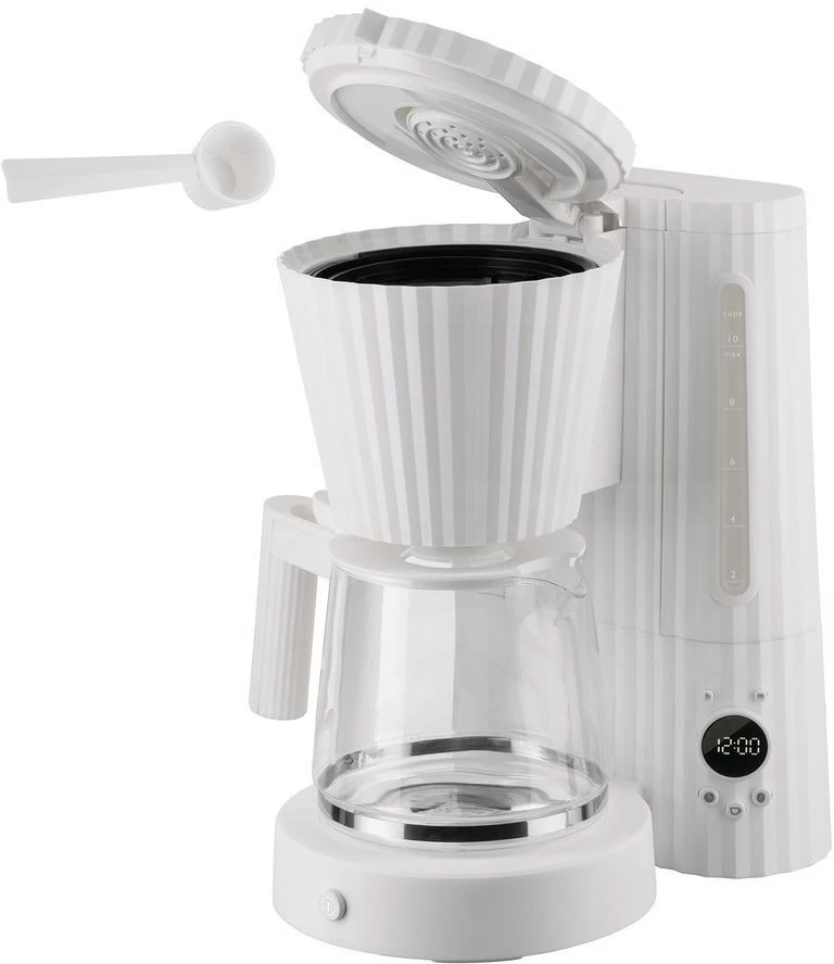 Alessi Filter-koffiezetapparaat Plissé - 1.5 Liter - Grijs - Michele De Lucchi - MDL14 G 6 Alessi Filter-koffiezetapparaat Plissé - 1.5 Liter - Grijs - Michele De Lucchi - MDL14 G - Afbeelding 4