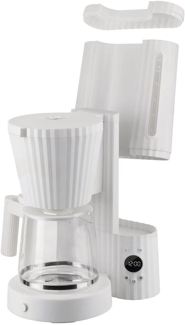 Alessi Filter-koffiezetapparaat Plissé - 1.5 Liter - Grijs - Michele De Lucchi - MDL14 G 5 Alessi Filter-koffiezetapparaat Plissé - 1.5 Liter - Grijs - Michele De Lucchi - MDL14 G - Afbeelding 3