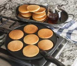 Nordic Ware American Pancake Pan - ø 27 Cm - 7 Pancakes 7 Nordic Ware American Pancake Pan - ø 27 Cm - 7 Pancakes -Westmark Winkel 01940 Silver Dollar Pancake Stovetop 01