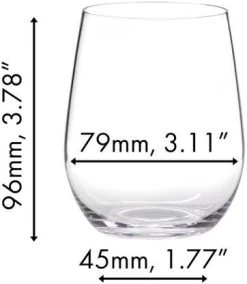 Riedel Witte Wijnglazen O Wine - Viognier / Chardonnay - 6 Stuks -Westmark Winkel 041400005 dimensions MfVXbFDT 2 1