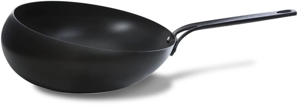 BK Wokpan / Wokarang Black Steel - ø 30 Cm / 2.6 Liter - Zonder Anti-aanbaklaag 3 BK Wokpan / Wokarang Black Steel - ø 30 Cm / 2.6 Liter - Zonder Anti-aanbaklaag