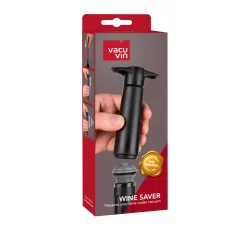 Vacu Vin Wijnpomp Met 2 Wijnstoppers - Wine Saver - Zwart 11 Vacu Vin Wijnpomp Met 2 Wijnstoppers - Wine Saver - Zwart -Westmark Winkel 09814606 Wine Saver Black 1 Pump 2 Stoppers Pack