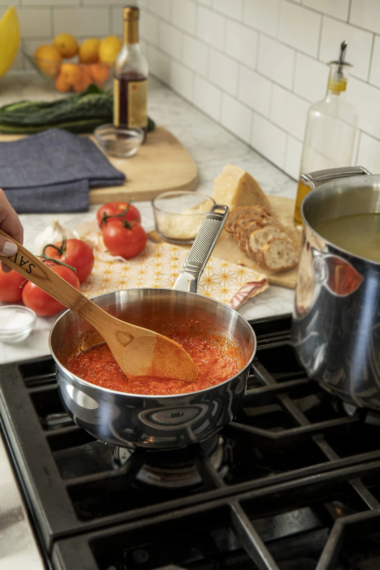 Saveur Selects Steelpan Voyage - TriPly RVS - ø 20 Cm / 1.8 Liter 4 Saveur Selects Steelpan Voyage - TriPly RVS - ø 20 Cm / 1.8 Liter - Afbeelding 2