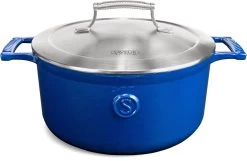 Saveur Selects Braadpan Voyage - Classic Blue - ø 25 Cm / 4.7 Liter - Geëmailleerde Anti-aanbaklaag