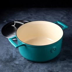 Saveur Selects Braadpan Voyage - Saveur Blue - ø 25 Cm / 4.7 Liter - Geëmailleerde Anti-aanbaklaag -Westmark Winkel 1 3 17