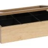 Sakura Tea Theedoos - Hout - 6-vaks - Met Fluweel - 24 X 16 Cm -Westmark Winkel 1 6 vaks 1