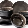 Studio Tavola Serviesset Samos - 18-delig / 6 Personen 1 Studio Tavola Serviesset Samos - 18-delig / 6 Personen -Westmark Winkel 1 ST Dark Brown set foto