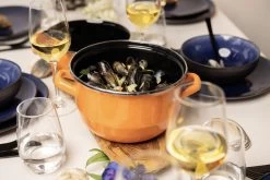 Cosy & Trendy Mosselpan - Oranje - ø 18 Cm / 2.8 Liter -Westmark Winkel 10 Mosselen Anovi 10