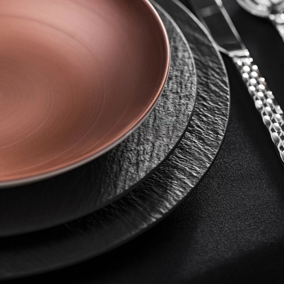 Villeroy & Boch Pizzabord Manufacture Rock - Zwart - ø 31.5 Cm 5 Villeroy & Boch Pizzabord Manufacture Rock - Zwart - ø 31.5 Cm - Afbeelding 3