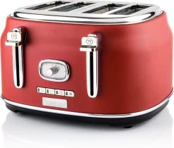 Westinghouse Retro Waterkoker + Broodrooster 4 Sleuven + Blender - Rood -Westmark Winkel 1200x1021 3