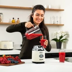 Westinghouse Retro Waterkoker + Broodrooster 4 Sleuven + Blender - Wit -Westmark Winkel 1200x1200 174