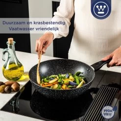 Westinghouse Pannenset Black Marble (Grillpan 28 Cm + Wokpan ø 30 Cm) - Inductie En Alle Andere Warmtebronnen -Westmark Winkel 1200x1200 78
