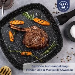Westinghouse Pannenset Black Marble (Grillpan 28 Cm + Wokpan ø 30 Cm) - Inductie En Alle Andere Warmtebronnen -Westmark Winkel 1200x1200 79