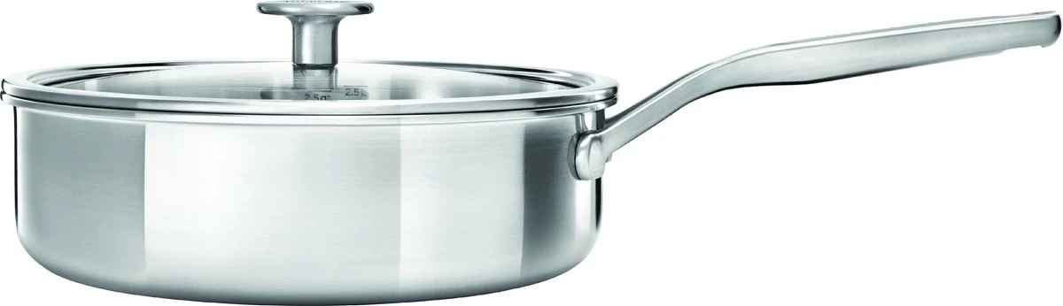KitchenAid Hapjespan - Multi-Ply RVS - ø 24 Cm / 3.1 Liter 3 KitchenAid Hapjespan - Multi-Ply RVS - ø 24 Cm / 3.1 Liter