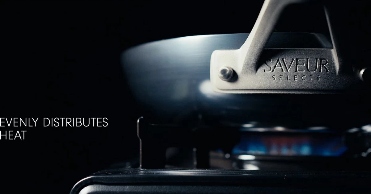 Saveur Selects Pannenset - Carbon Steel (Wokpan ø 35 Cm + Koekenpan ø 30 Cm) - Inductie En Alle Andere Warmtebronnen 5 Saveur Selects Pannenset - Carbon Steel (Wokpan ø 35 Cm + Koekenpan ø 30 Cm) - Inductie En Alle Andere Warmtebronnen - Afbeelding 3