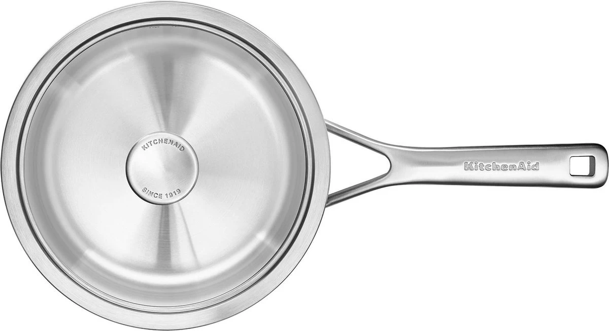 KitchenAid Hapjespan - Multi-Ply RVS - ø 24 Cm / 3.1 Liter 4 KitchenAid Hapjespan - Multi-Ply RVS - ø 24 Cm / 3.1 Liter - Afbeelding 2