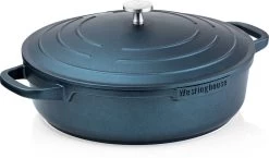 Westinghouse Pannenset Performance (Braadpan + Hapjespan) ø 28 Cm - Blauw - Inductie En Alle Andere Warmtebronnen -Westmark Winkel 1200x704 1