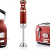 Westinghouse Retro Waterkoker + Broodrooster 4 Sleuven + Staafmixer - Rood -Westmark Winkel 1200x706 1