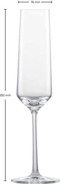 Zwiesel Glas Champagneglazen Pure - 215 Ml - 2 Stuks -Westmark Winkel 122316 Pure Sekt Gr7 fstu 2 1
