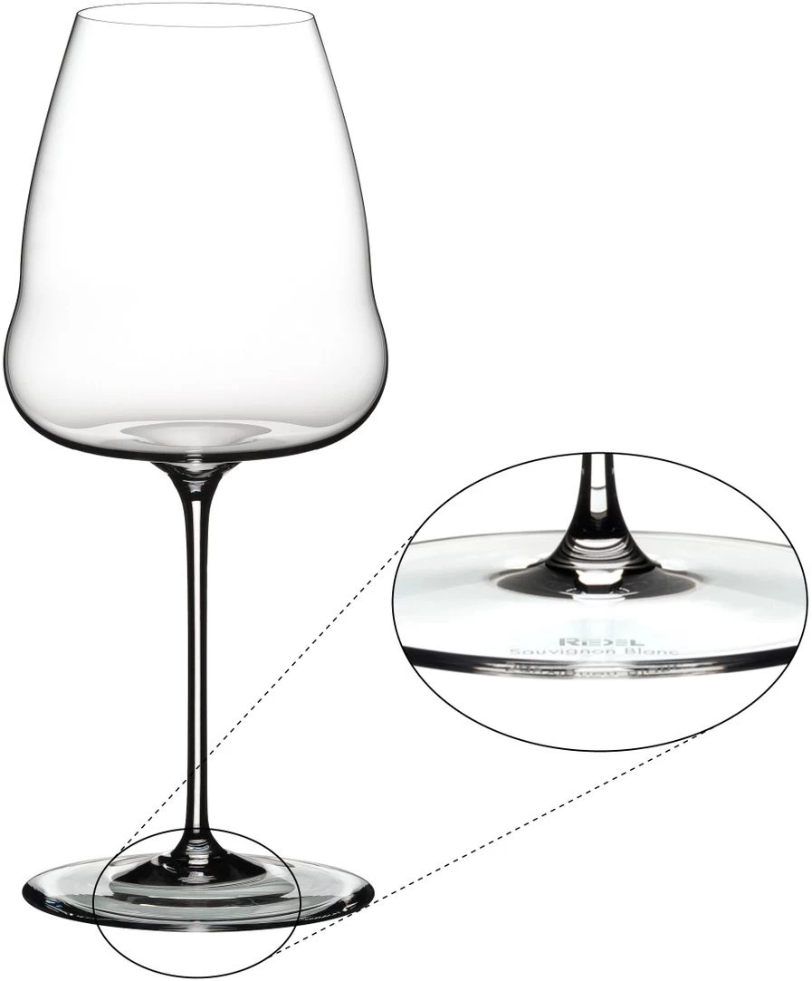 Riedel Witte Wijnglas Winewings - Sauvignon Blanc 4 Riedel Witte Wijnglas Winewings - Sauvignon Blanc - Afbeelding 2
