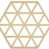 Zone Denmark Pannenonderzetter Triangles - Warm Sand - 16 X 14 Cm