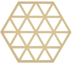 Zone Denmark Pannenonderzetter Triangles - Warm Sand - 16 X 14 Cm