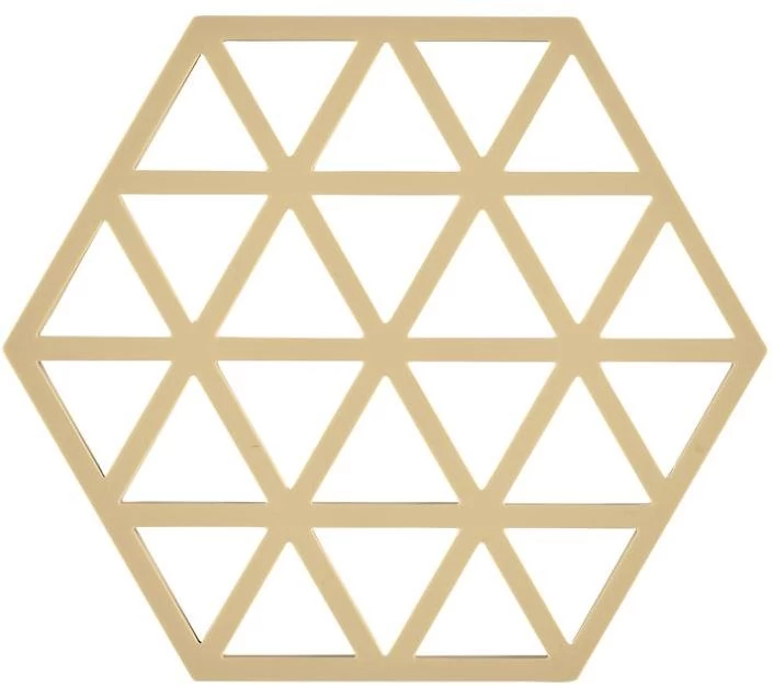 Zone Denmark Pannenonderzetter Triangles - Warm Sand - 16 X 14 Cm 3 Zone Denmark Pannenonderzetter Triangles - Warm Sand - 16 X 14 Cm