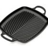 Le Creuset Grillplaat Signature - Mat Zwart - 30 X 27 Cm