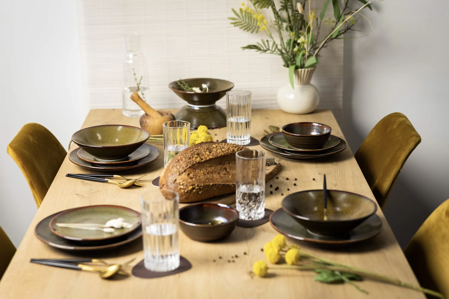 Jay Hill Serviesset Baltra - 16-delig / 4 Personen - Bruin 5 Jay Hill Serviesset Baltra - 16-delig / 4 Personen - Bruin - Afbeelding 3