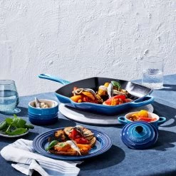 Le Creuset Grillpan Signature - Azure - 26 X 26 Cm - Geëmailleerde Anti-aanbaklaag -Westmark Winkel 20183262200422 alt4