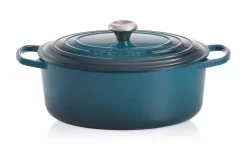 Le Creuset Braadpan Signature - Ovaal - Deap Teal - ø 29 Cm / 4.7 Liter 11 Le Creuset Braadpan Signature - Ovaal - Deap Teal - ø 29 Cm / 4.7 Liter -Westmark Winkel 21178296422430 1