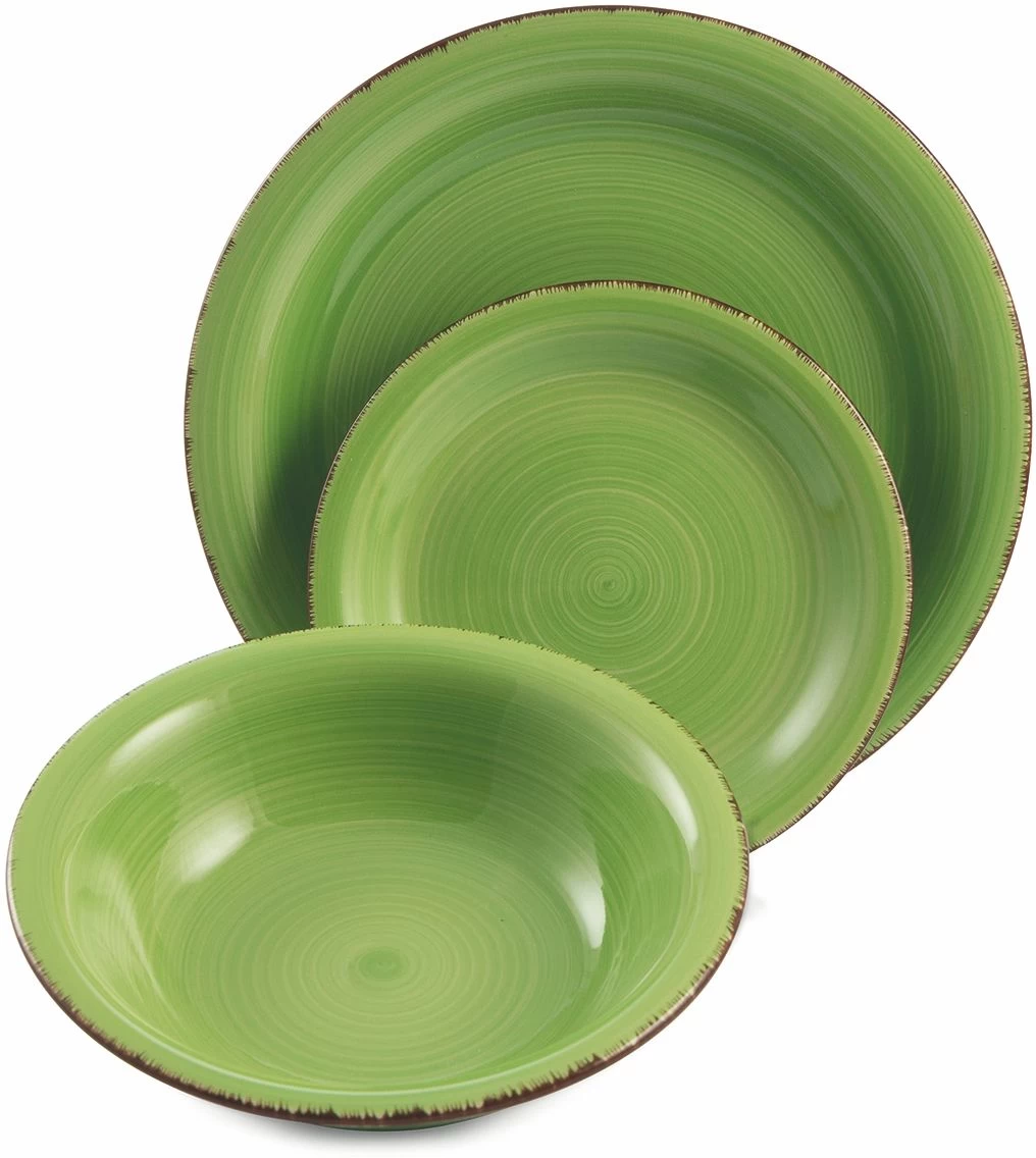 Villa D'Este Serviesset Baita - Colori Caldi - 18-delig / 6 Personen 8 Villa D'Este Serviesset Baita - Colori Caldi - 18-delig / 6 Personen - Afbeelding 6