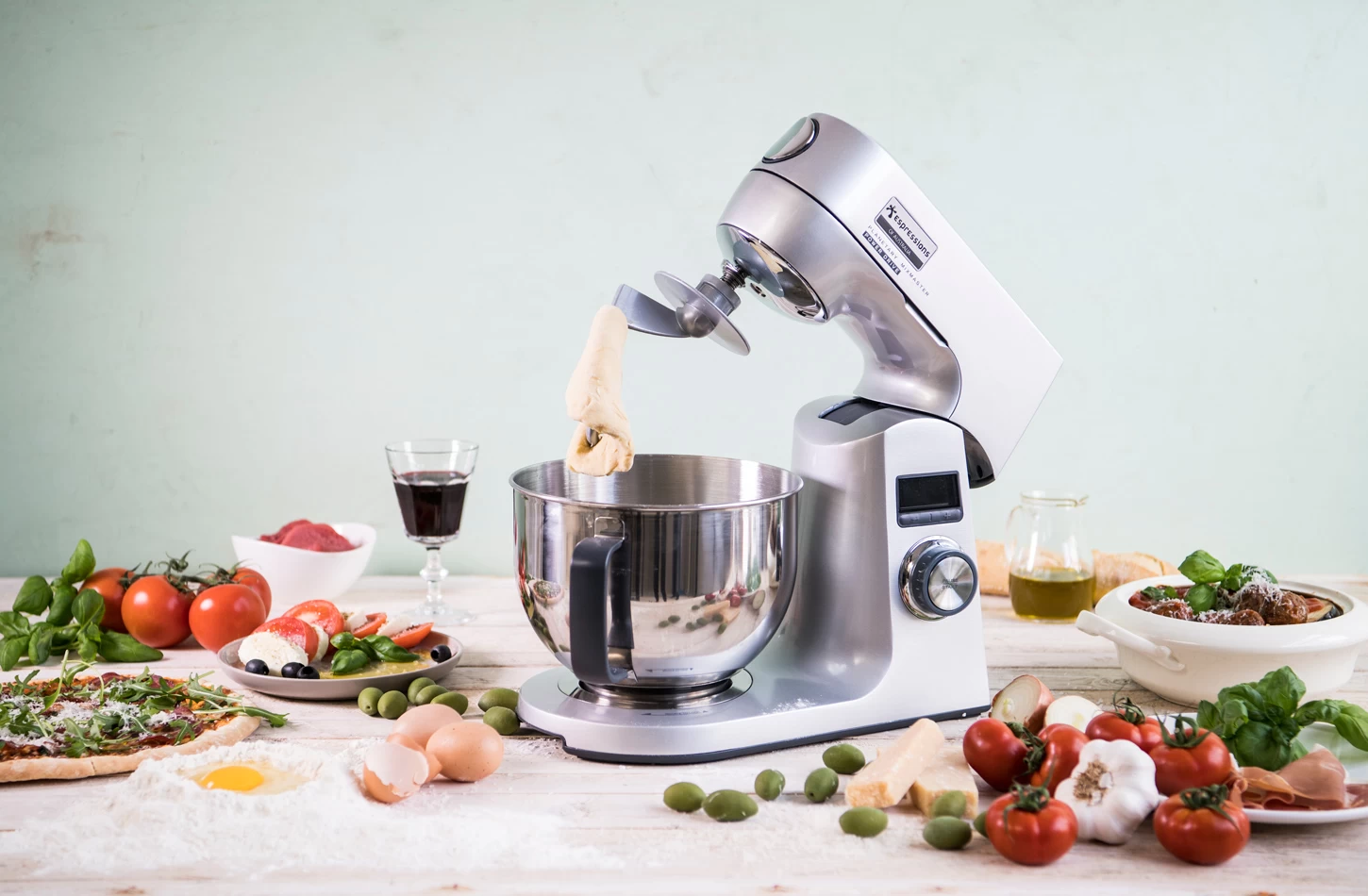 Espressions Keukenmachine MixMaster Combo - 12 Standen - 4.5 Liter 4 Espressions Keukenmachine MixMaster Combo - 12 Standen - 4.5 Liter - Afbeelding 2