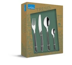 Amefa Bestekset Eclat - Leigrijs - 24-delig / 6 Personen -Westmark Winkel 2294SLTR42C71 4