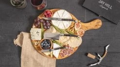 Jay Hill Serveerplank / Pizzaplank Tunea - Olijfhout - ø 30 Cm -Westmark Winkel 25082021 25 3