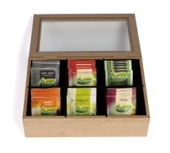 Sakura Tea Theedoos - Hout - 6-vaks - Met Fluweel - 24 X 16 Cm 10 Sakura Tea Theedoos - Hout - 6-vaks - Met Fluweel - 24 X 16 Cm -Westmark Winkel 3 6 vaks 7