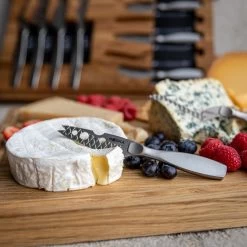 Boska Kaasset Ultimate Monaco+ (Eikenhouten Serveerplank & 10 RVS Kaasmessen) - 11 Delige Set -Westmark Winkel 307105 Ultimate cheese set Monaco 433