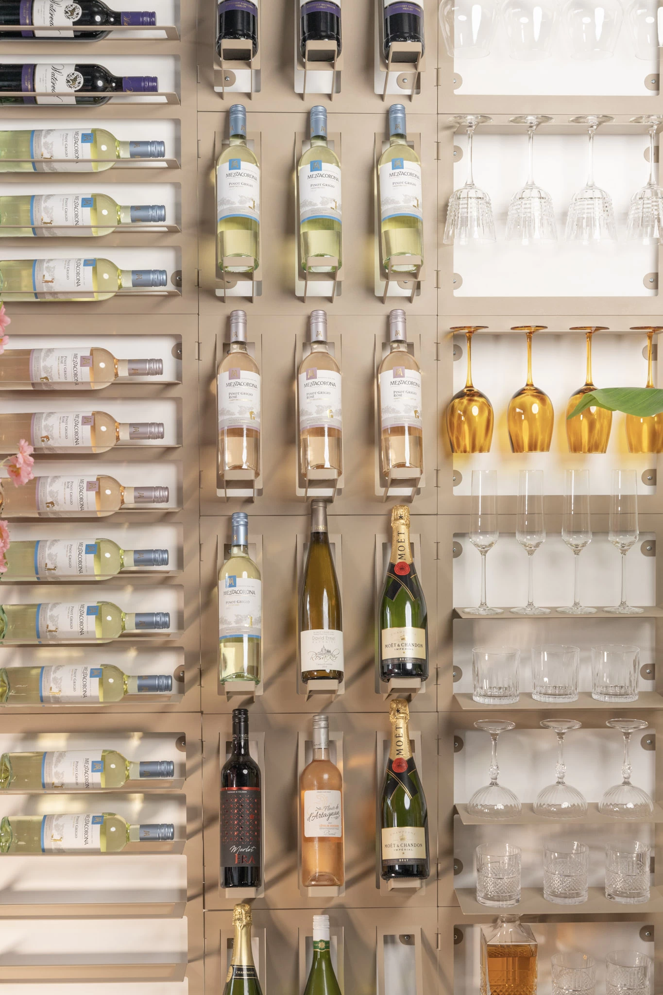 Blackwell Wijnrek - Voor 6 Flessen - Champagne 5 Blackwell Wijnrek - Voor 6 Flessen - Champagne - Afbeelding 3