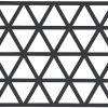 Zone Denmark Pannenonderzetter Triangles - Black - 24 X 14 Cm -Westmark Winkel 330311 high 2
