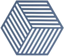 Zone Denmark Pannenonderzetter Hexagon - Denim - 16 X 14 Cm