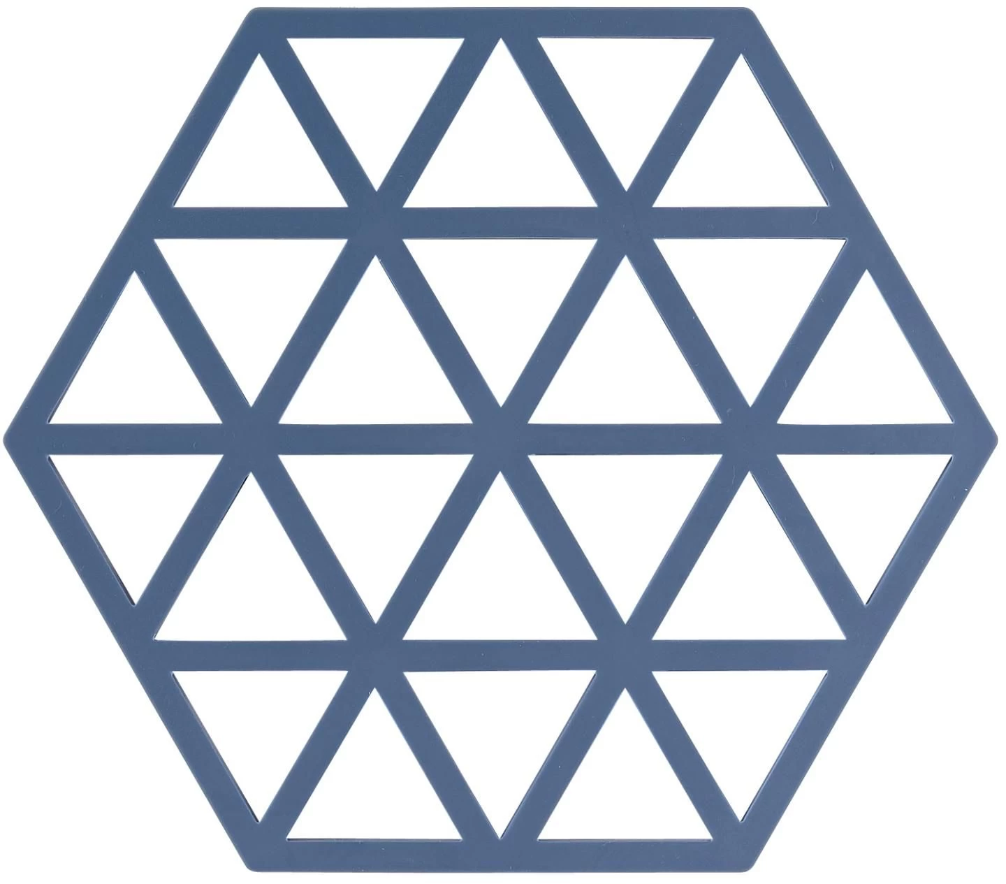 Zone Denmark Pannenonderzetter Triangles - Denim - 16 X 14 Cm 3 Zone Denmark Pannenonderzetter Triangles - Denim - 16 X 14 Cm