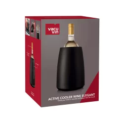 Vacu Vin Wijnkoeler Active Cooler Elegant - Box - Zwart 11 Vacu Vin Wijnkoeler Active Cooler Elegant - Box - Zwart -Westmark Winkel 3649460 Active Cooler Wine Black Pack