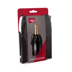 Vacu Vin Champagnekoeler Active Cooler - Sleeve - Zwart -Westmark Winkel 38856606 Active Cooler Champagne Black Pack