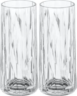 Koziol Longdrinkglazen / Cocktailglazen - Onbreekbaar Superglas - 250 Ml - 2 Stuks