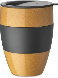 Koziol Koffiebeker Aroma To Go Grijs 400 Ml