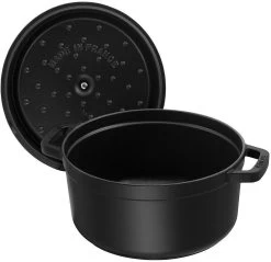 Staub Braadpan / Cocotte - Zwart - ø 26 Cm / 5.2 Liter 10 Staub Braadpan / Cocotte - Zwart - ø 26 Cm / 5.2 Liter -Westmark Winkel 40500 241 0 6 4