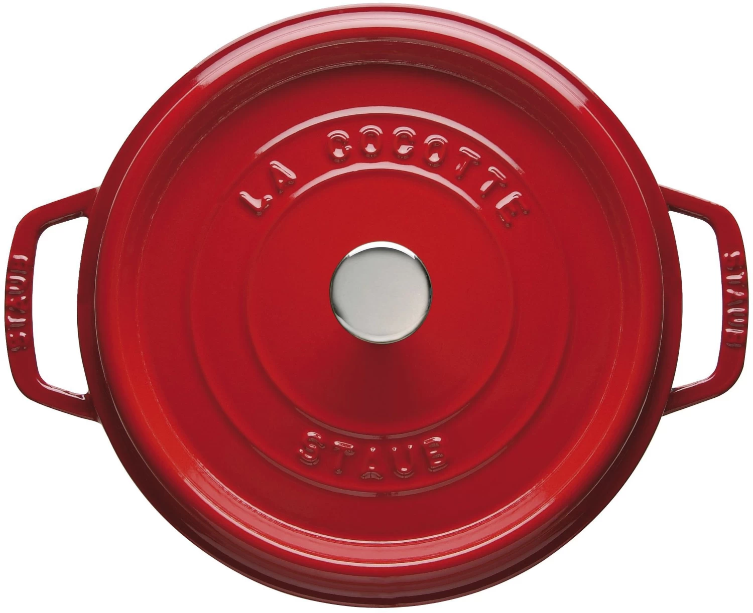 Staub Braadpan / Cocotte - Kersenrood - ø 28 Cm / 6.7 Liter 4 Staub Braadpan / Cocotte - Kersenrood - ø 28 Cm / 6.7 Liter - Afbeelding 2