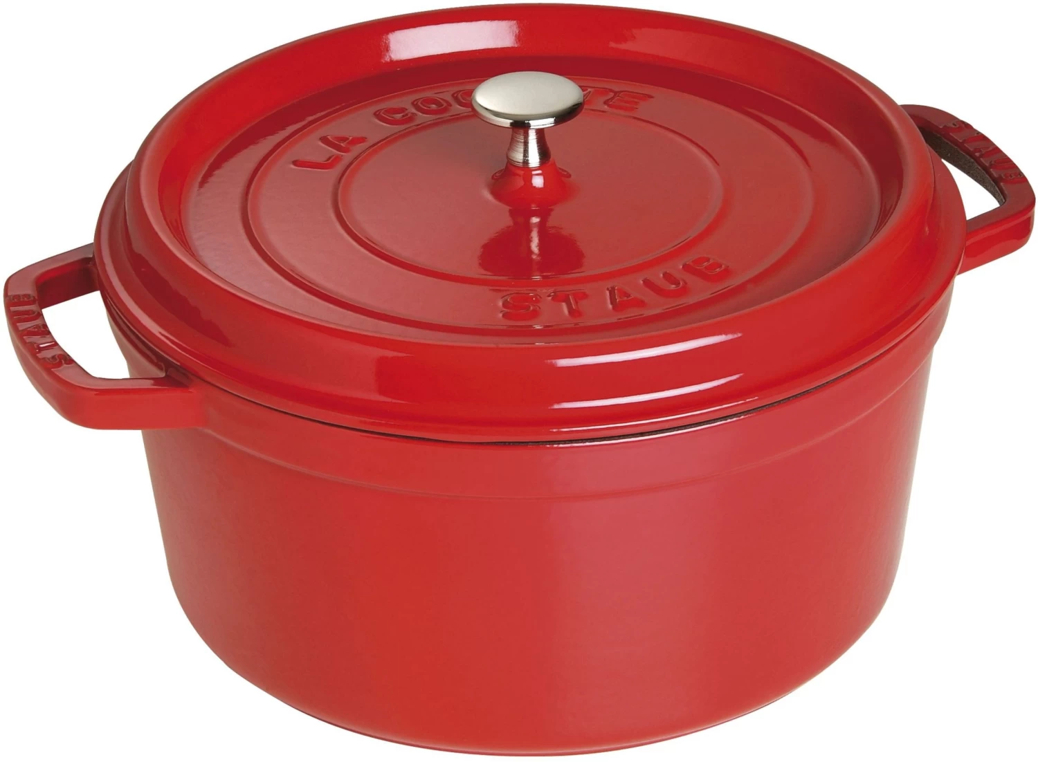 Staub Braadpan / Cocotte - Kersenrood - ø 28 Cm / 6.7 Liter 3 Staub Braadpan / Cocotte - Kersenrood - ø 28 Cm / 6.7 Liter