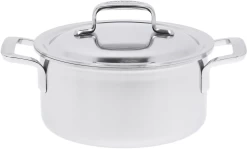 Demeyere 3 Delige Pannenset / Kookpannenset (ø 18 / 20 / 24 Cm) + Deksels Intense 5 - RVS -Westmark Winkel 40851 391 0 01