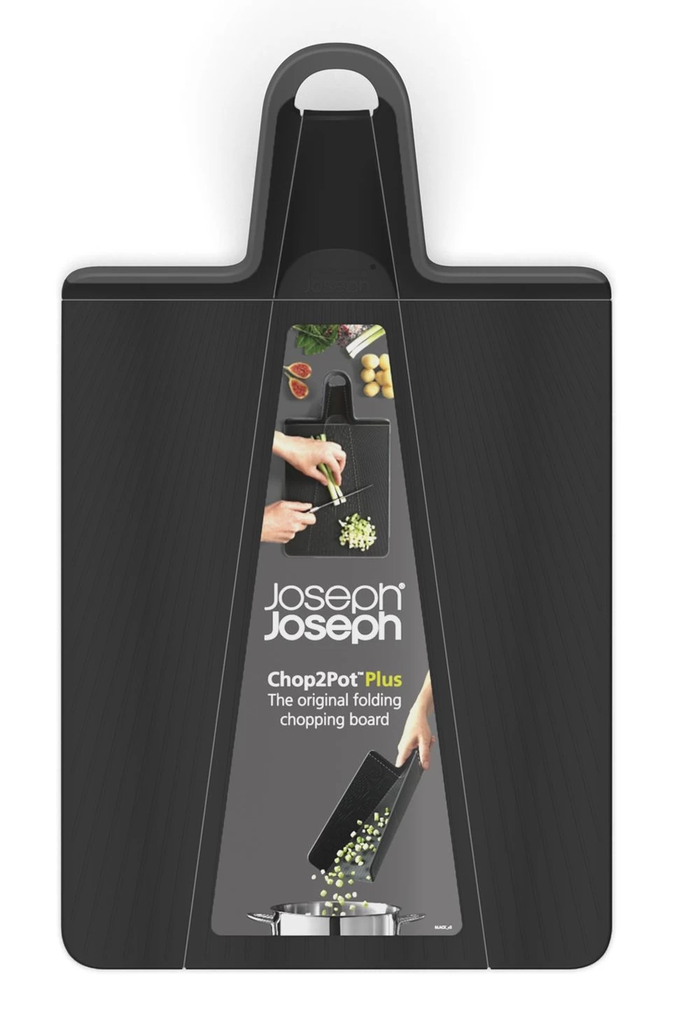 Joseph Joseph Snijplank Chop2Pot Plus 45 X 26 - Opvouwbaar - Zwart 3 Joseph Joseph Snijplank Chop2Pot Plus 45 X 26 - Opvouwbaar - Zwart